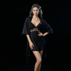 Sexy Lace and Satin Nightwear Sleepwear
