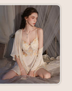 Sexy lace slip dress with bra pads (2-pack)